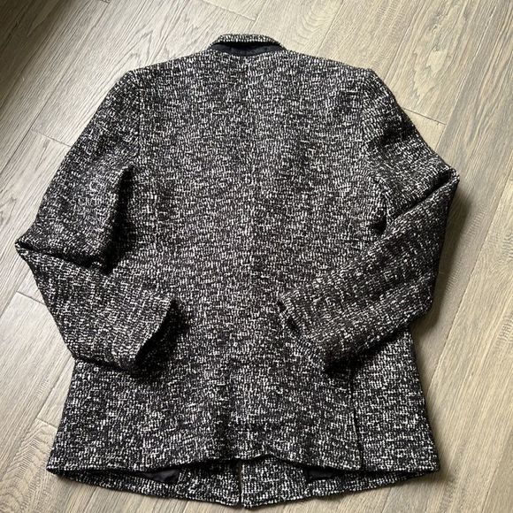 🔥WILFRED🔥 | Black and white tweed park jacket blazer - Picture 11 of 16